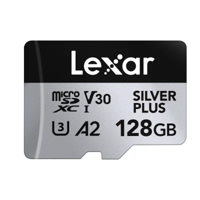 128GB Micro - Lexar® Professional SILVER PLUS microSDXC™ UHS-I (205MB/s)