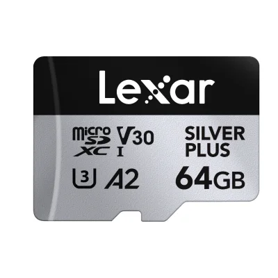 64GB Micro - Lexar® Professional SILVER PLUS microSDXC™ UHS-I (205MB/s) view 2