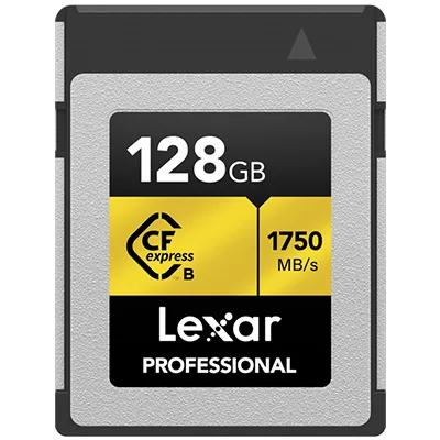 LEXAR 128GB - Lexar® Professional CFexpress™ Type B Card GOLD Series