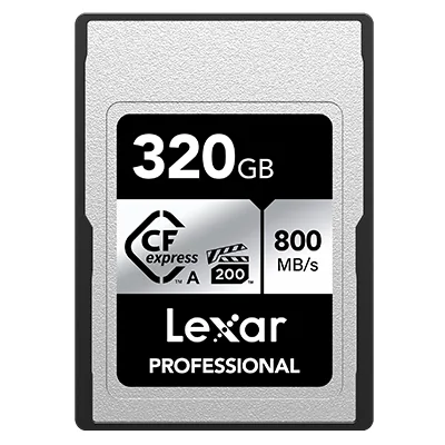 LEXAR 320GB - Lexar® Professional CFexpress™ Type A Card SILVER Series