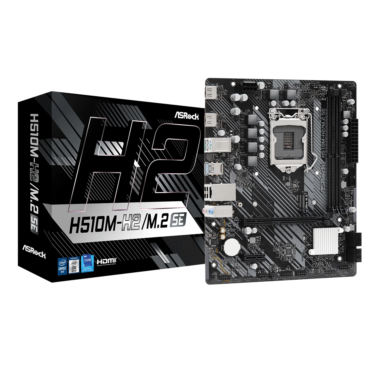 ASRock H510M-H2/M.2 SE (Support 10/11 Gen (CPU) view 2