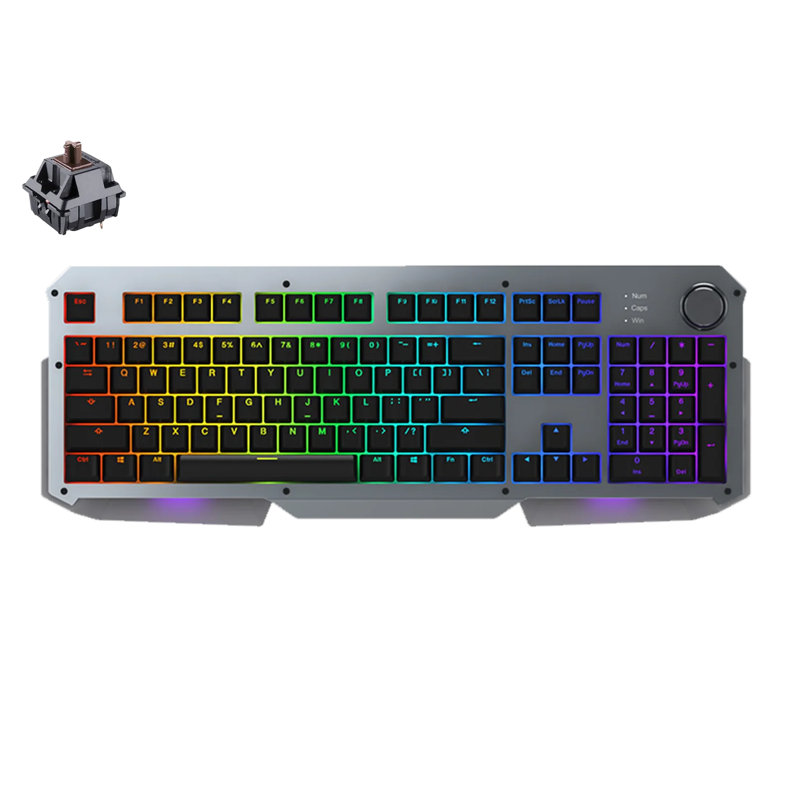 AKKO Keyboard 6104S RGB - (Cherry Brown Tactile)