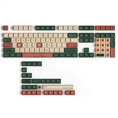 AKKO World Tour Shanghai JDA keycaps view 2