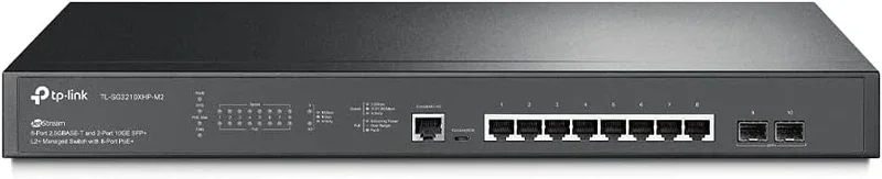 TP-Link SG3210X-M2 | Omada 8-Port 2.5GBASE-T L2+ Managed Switch with 2 10GE SFP+ Slots view 3