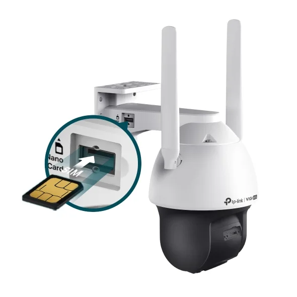 TP-Link VIGI C540-4G(4mm) 4G Smart Outdoor Security Camera, Pan/Tilt, Full-Colour view 2