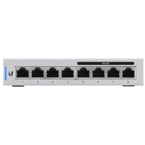 Ubiquiti UniFi 8-Port Fully Managed Gigabit Switch with POE passthrough, 5-pack view 3