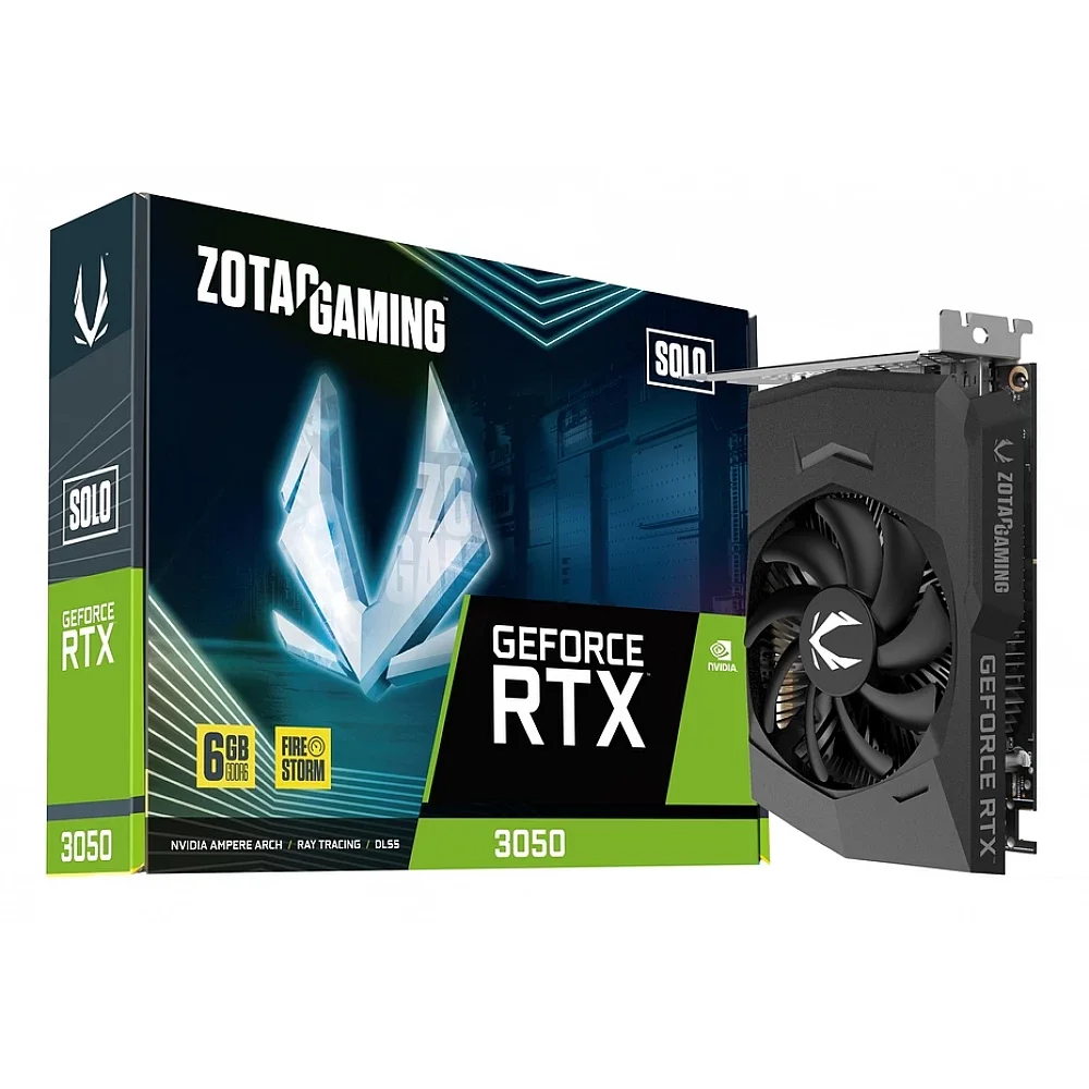 ZOTAC GAMING RTX 3050 SOLO 6GB view 2