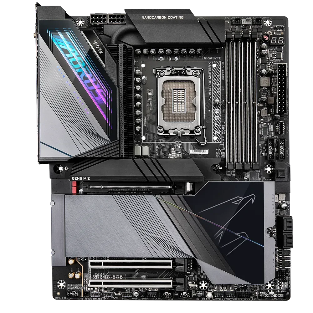 GIGABYTE Z790 AORUS MASTER X ATX MAINBOARD view 2