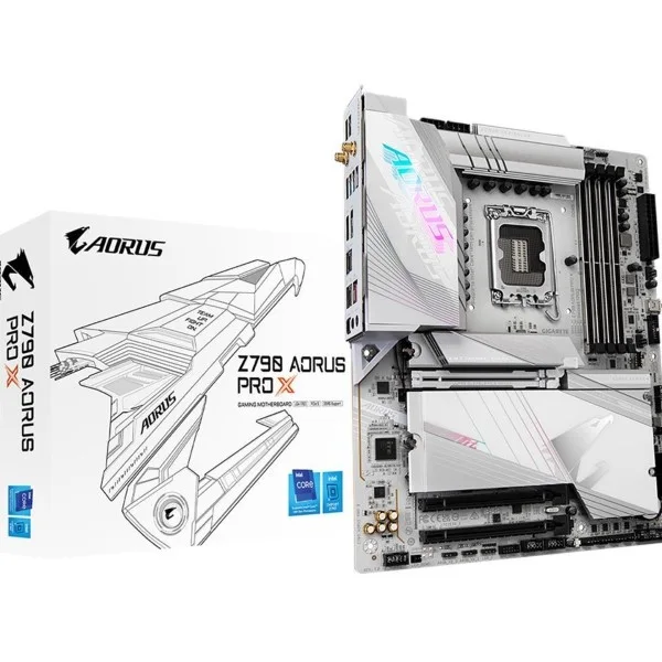 GIGABYTE Z790 AORUS PRO X (Socket LGA 1700) USB 3.2 Type-C Wi-Fi 7 Intel White