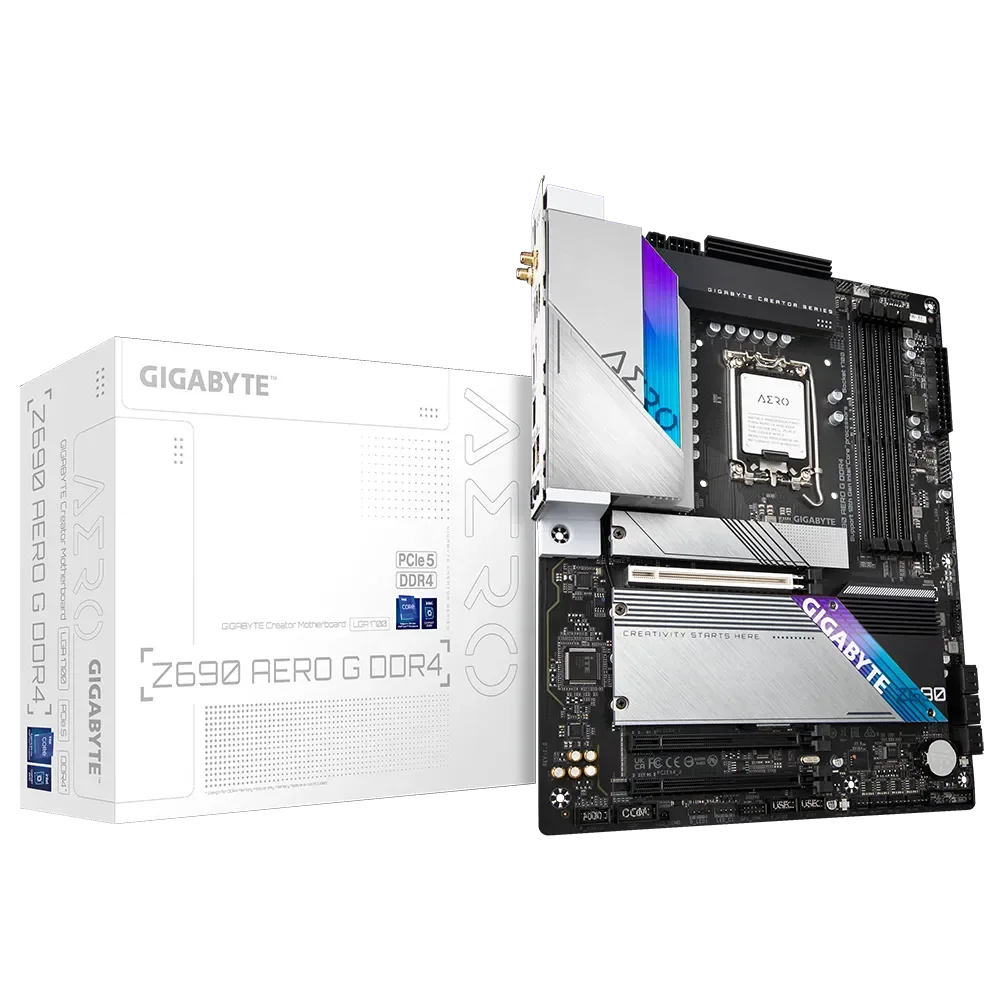 GIGABYTE Z690 AERO G DDR4 MOTHERBOARD ATX