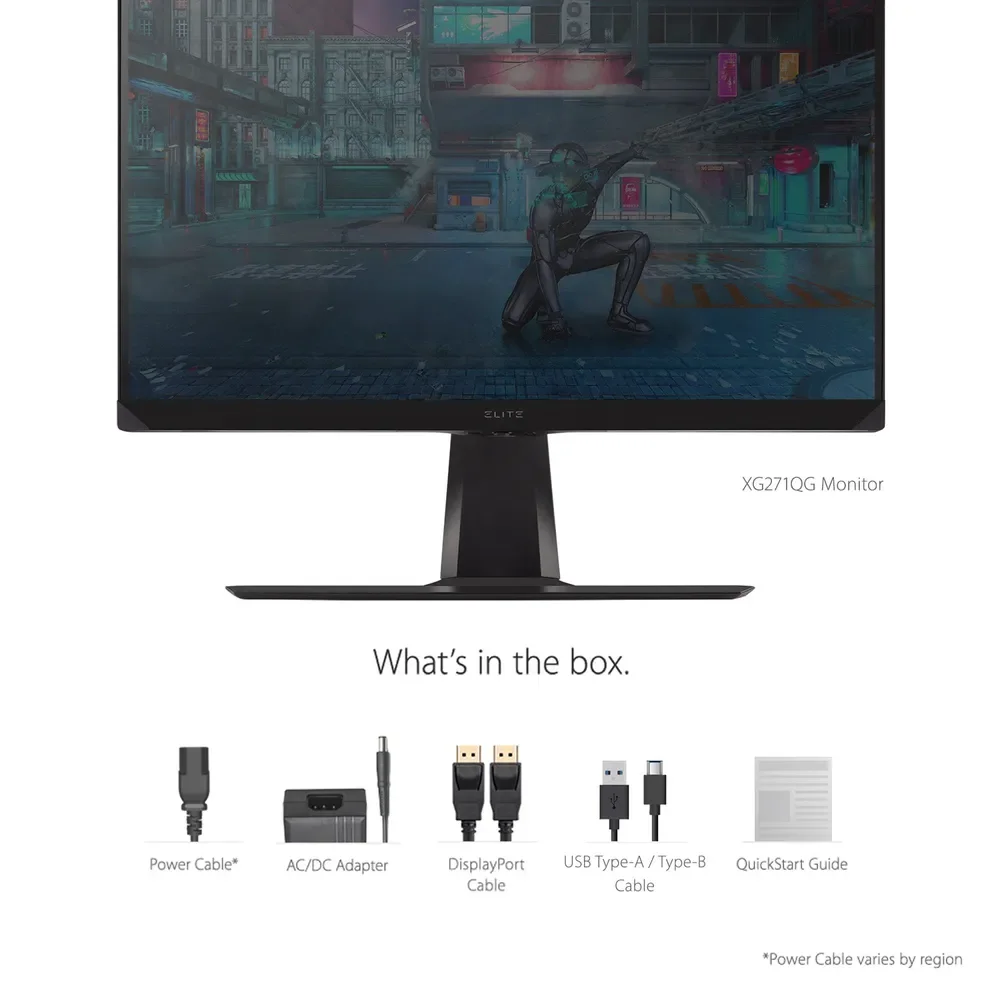 ViewSonic XG271QG 27″ ELITE QHD 240Hz G-SYNC Gaming Monitor view 3