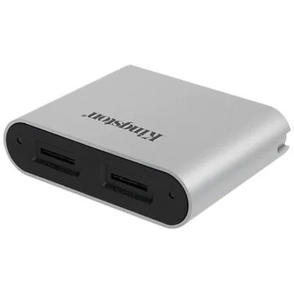 Kingston SDHC/SDXC UHS-II CARD READER USB3.2 Gen1 SDHC/SDXC UHS-II CARD READER USB3.2 Gen1 Workflow Dual-Slot view 2