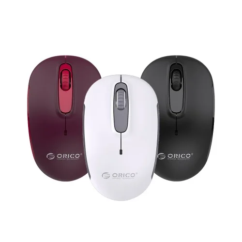 Orico Wireless Mouse 1) With Battery 2) Color: Red/White/Black 3) Product Model: V2C 4) Wireless