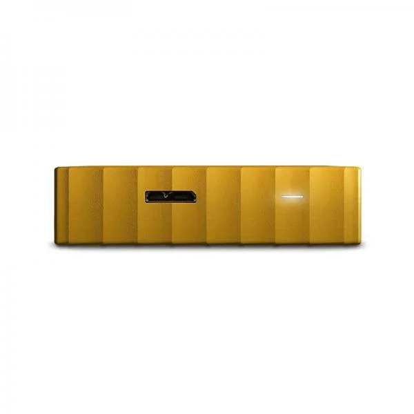 WD My Passport Portable External Hard Drive, 4TB, Yellow view 3