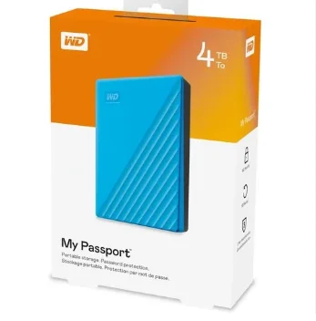 Western Digital WDBPKJ0040BBL-WESN My Passport - 4TB (Sky) USB 3.2 Gen 1