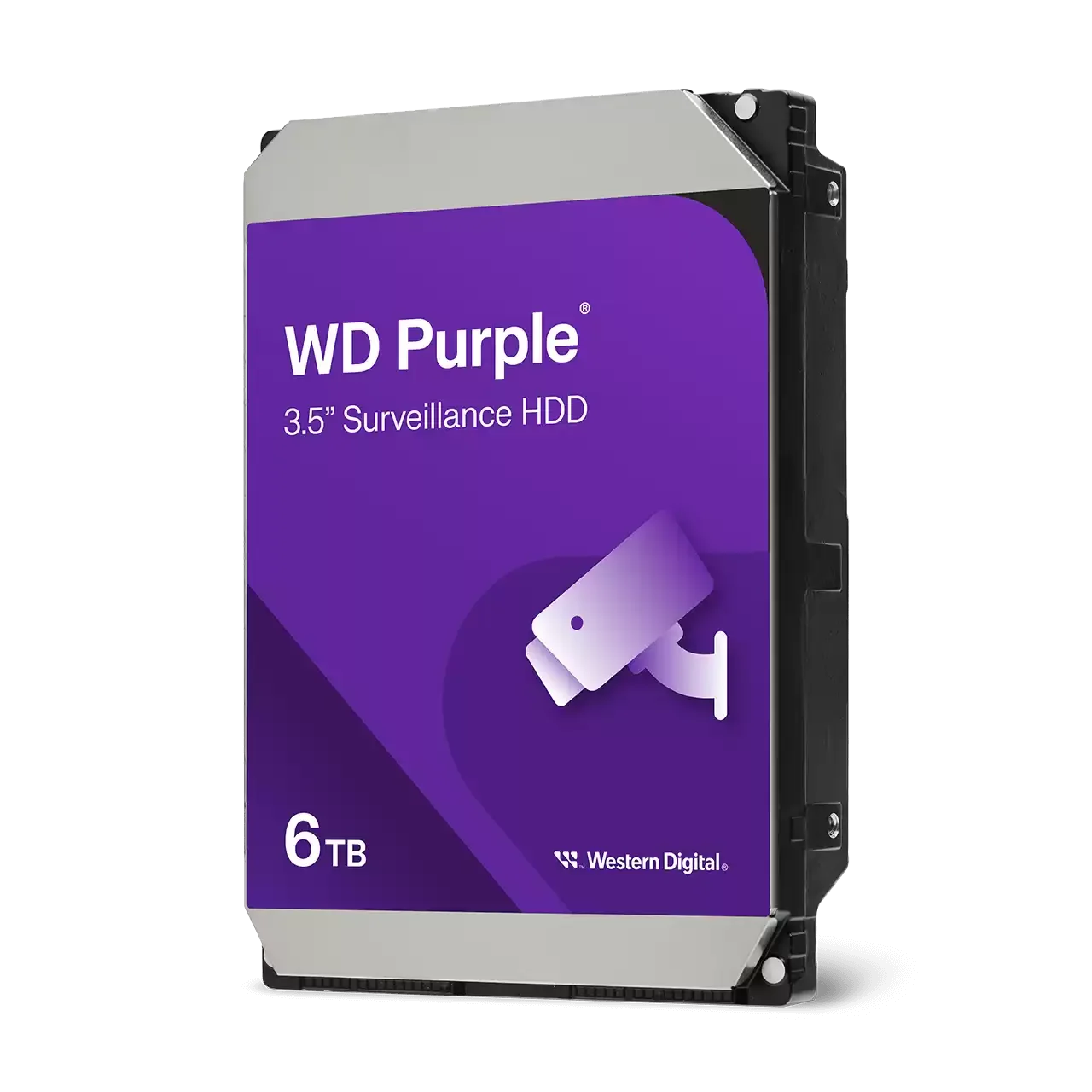 WD Western Digital 6TB WD Purple Surveillance Internal Hard Drive HDD - SATA 6 Gb/s, 256 MB Cache, 3.5" - WD63PURZ