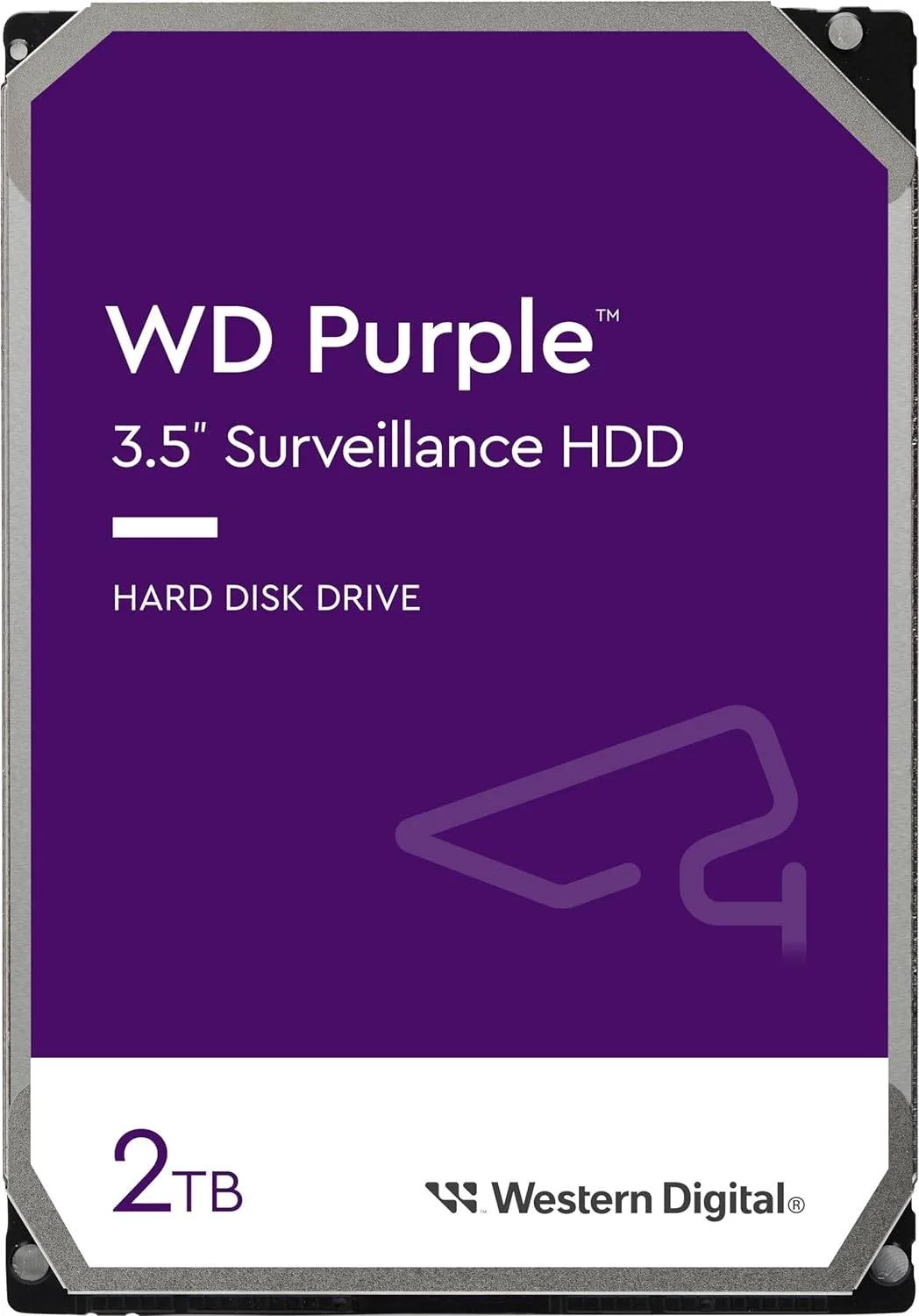 Western Digital WD23PURZ WD Purple 3.5" 2TB Surveillance HDD 64MB 5400RPM SATA