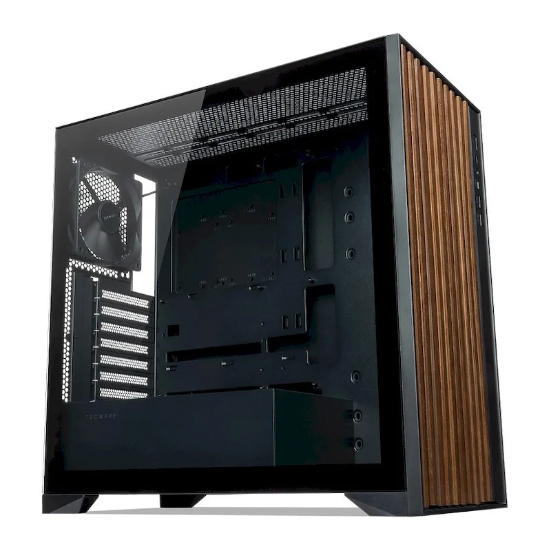 Tecware Timber TG w/ 4 fans (Black) TWCA-TBER-BK view 2