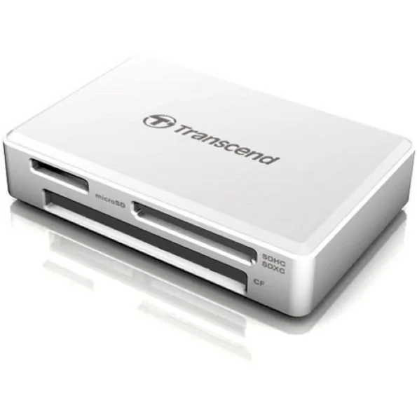 Transcend TS-RDF8W2 USB 3.1 Gen 1 Multi-Card Reader (White)