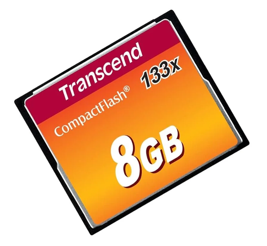 Transcend 8GB CompactFlash Memory Card 133x (TS8GCF133)