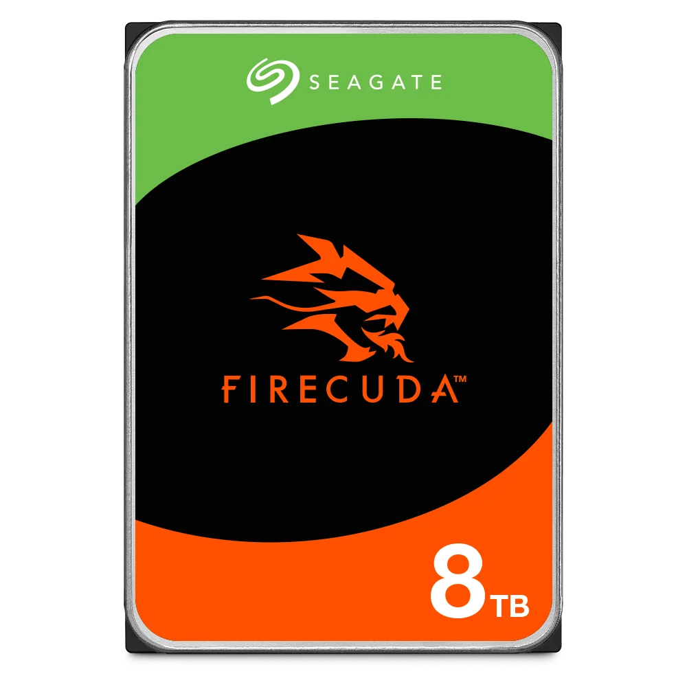 Seagate FireCuda 3.5 Int HDD 8TB Seagate FireCuda ST8000DX001 8 TB Hard Drive - 3.5" Internal - SATA (SATA/600) - Conventional Magnetic Recording (CMR) Method - 7200rpm - 512e Format - Retail