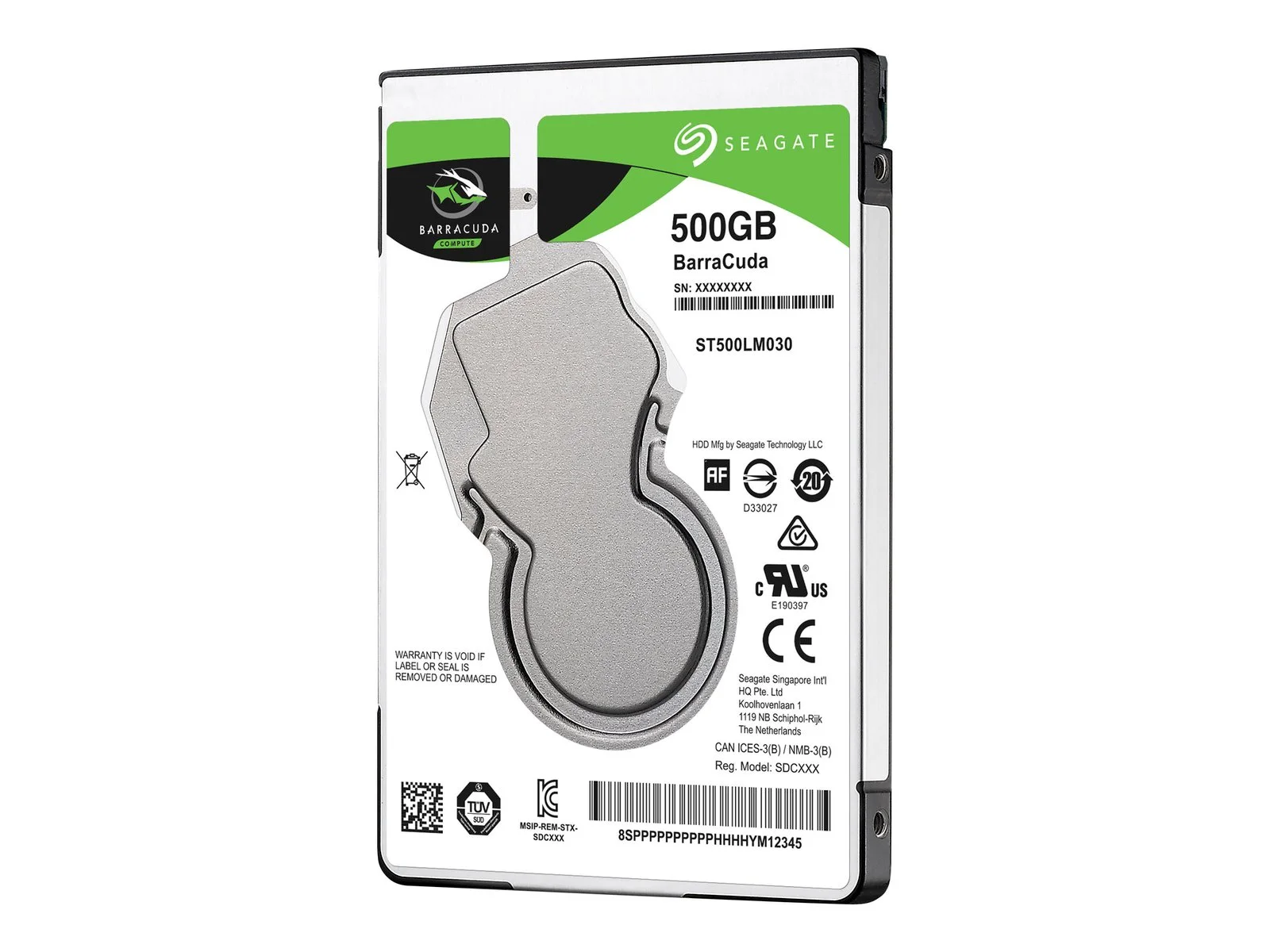 Seagate BARRACUDA 500GB 2.5" SATA 6GB/S 5400RPM