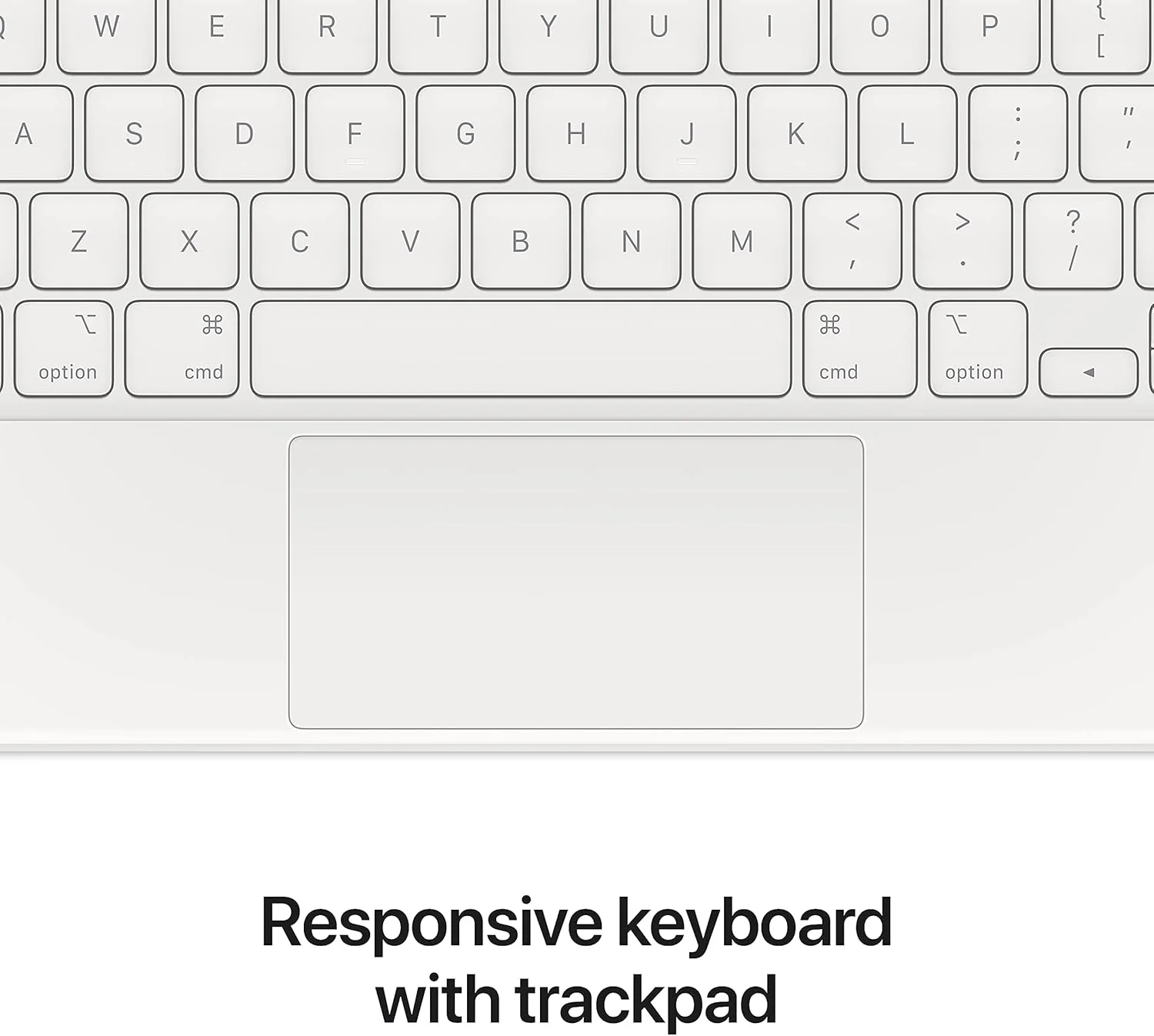 Apple IPAD AIR MAGIC KEYBOARD 11 WHITE-E&E Magic Keyboard for iPad Air 11-inch (M3) - US English - White view 2