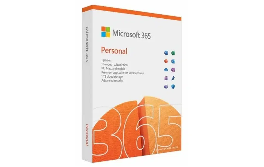 Microsoft QQ2-01895 M365 PERSONAL ENG APAC P10 1YR SUBSCR