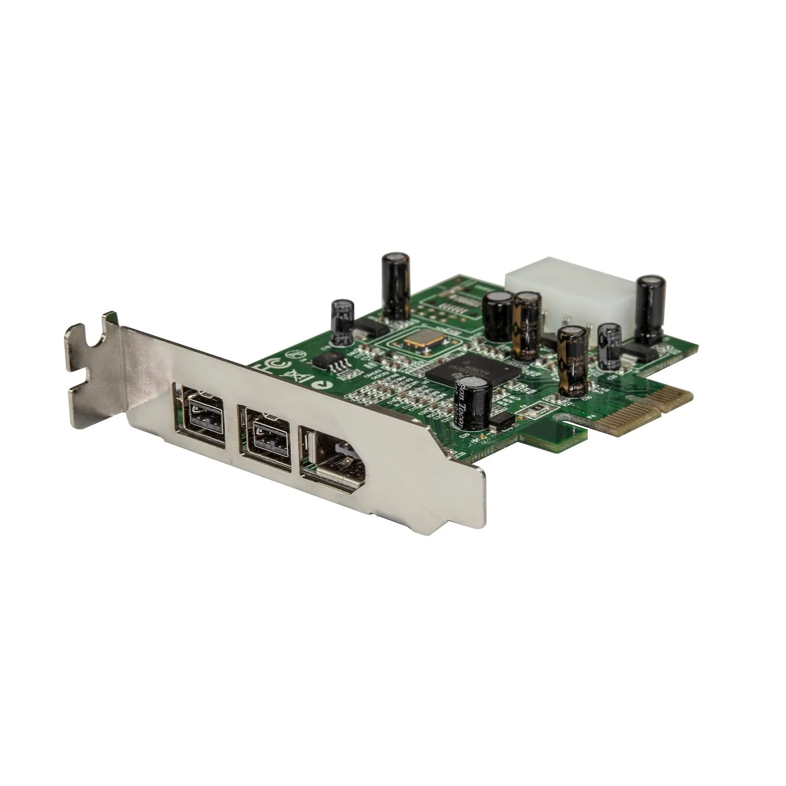 Startech.Com 2B 1A LP PCI EXPRESS FIREWIRE CARD StarTech.com FireWire Adapter - PCI - 800 MB/s - Plug-in Card - TAA Compliant - 3 Total Firewire Port(s) - 1 Firewire 400 Port(s) - 2 Firewire 800 Port(s) - PC, Mac, Linux view 3