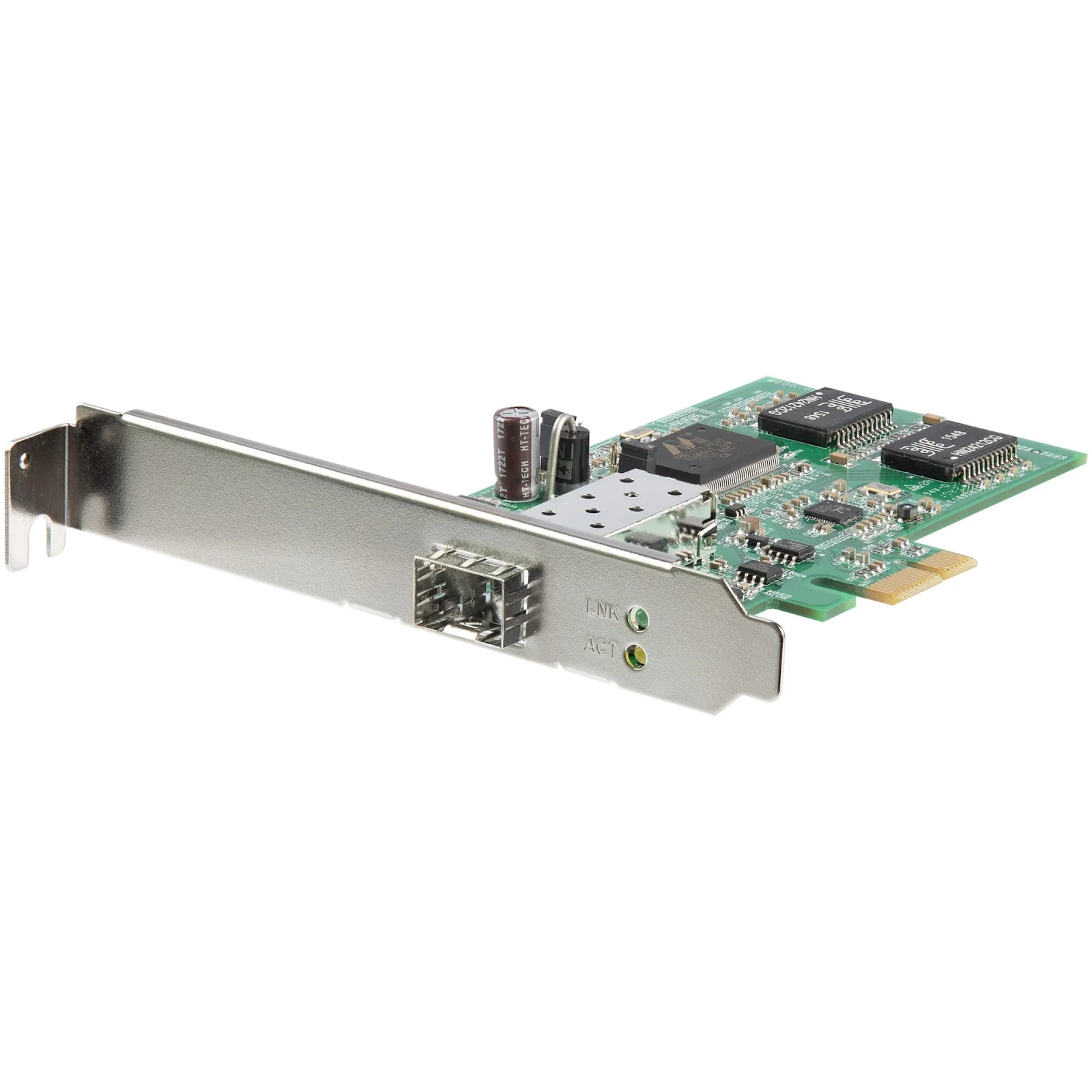 Startech.Com PCIE GBE FIBER NETWORK CARD W/ OPEN SFP StarTech.com Gigabit Ethernet Card for Computer - 1000Base-X - Plug-in Card - PCI Express x1 - 2 Gbit/s Data Transfer Rate - 1 Port(s) view 2