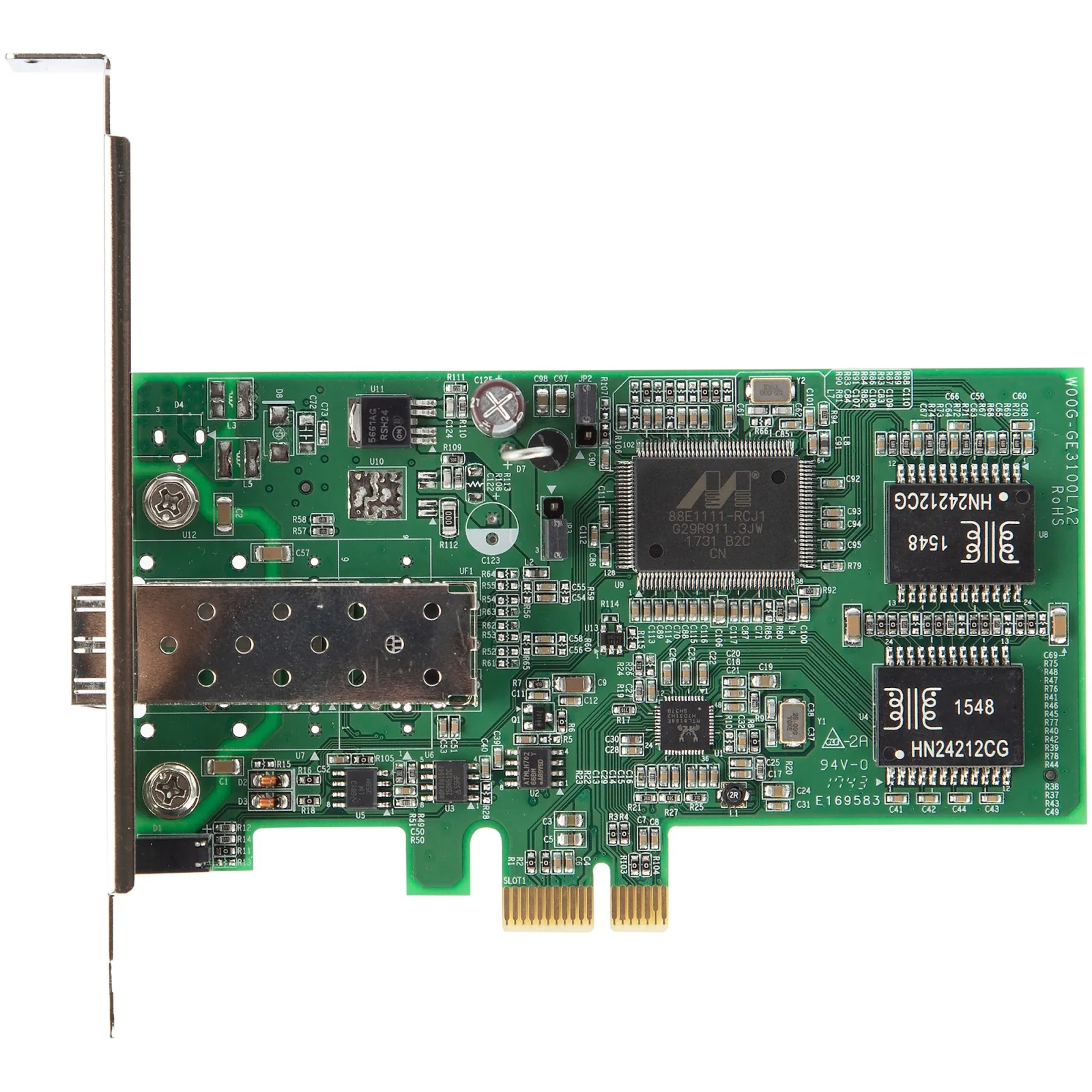 Startech.Com PCIE GBE FIBER NETWORK CARD W/ OPEN SFP StarTech.com Gigabit Ethernet Card for Computer - 1000Base-X - Plug-in Card - PCI Express x1 - 2 Gbit/s Data Transfer Rate - 1 Port(s)