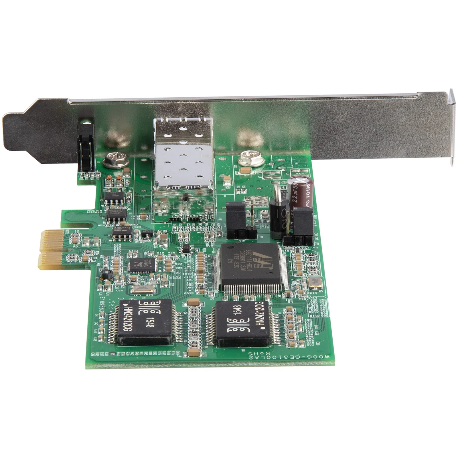 Startech.Com PCIE GBE FIBER NETWORK CARD W/ OPEN SFP StarTech.com Gigabit Ethernet Card for Computer - 1000Base-X - Plug-in Card - PCI Express x1 - 2 Gbit/s Data Transfer Rate - 1 Port(s) view 4
