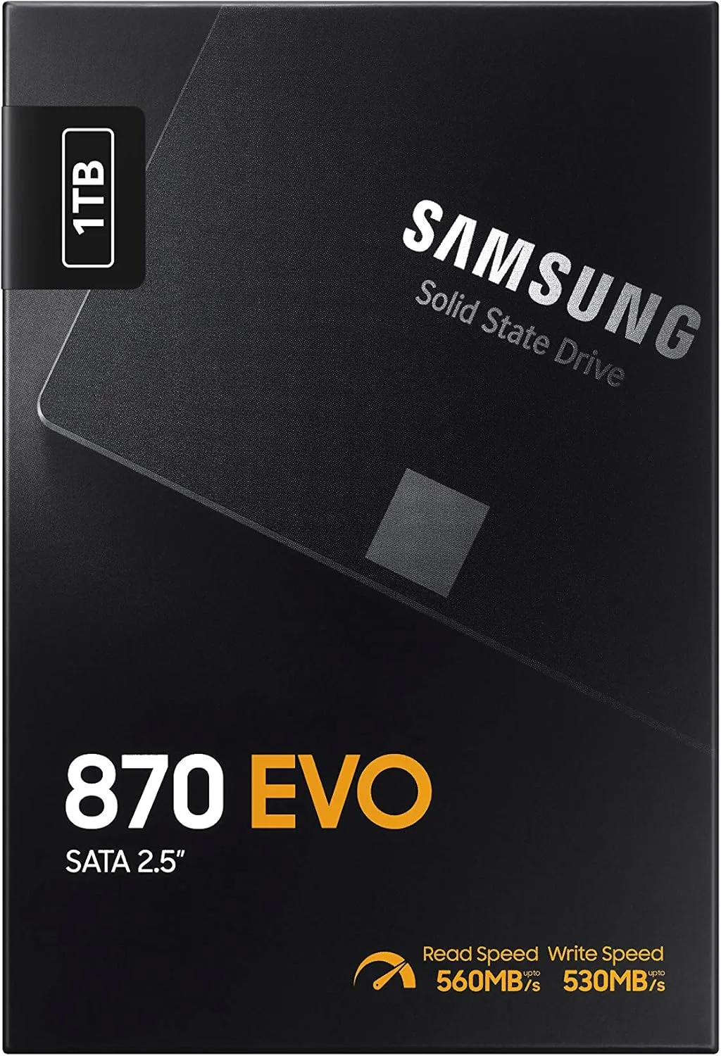 Samsung MZ-77E1T0BW Samsung 870 EVO 2.5"SATA Internal SSD 1TB