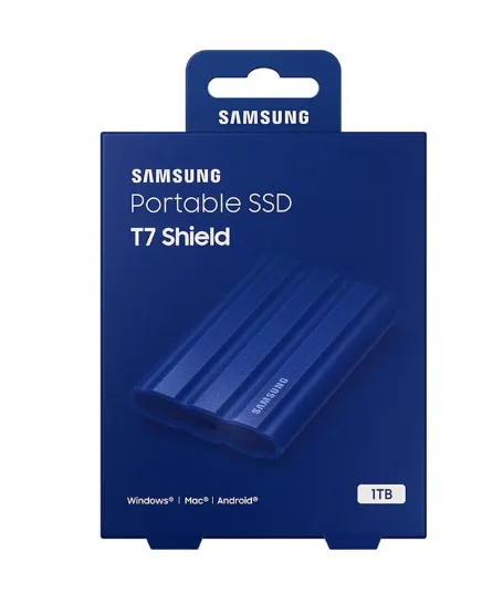 Samsung MU-PE1T0R/WW Samsung T7 Shield Portable SSD 1TB-Blue