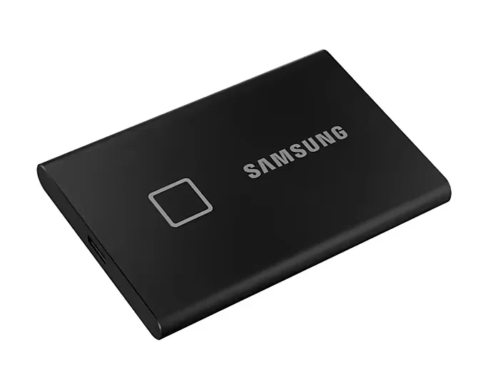 SAMSUNG MU-PC1T0K/WW SAMSUNG T7 TOUCH PORTABLE SSD 1TB BLACK (with Fingerprint Recognition) view 3