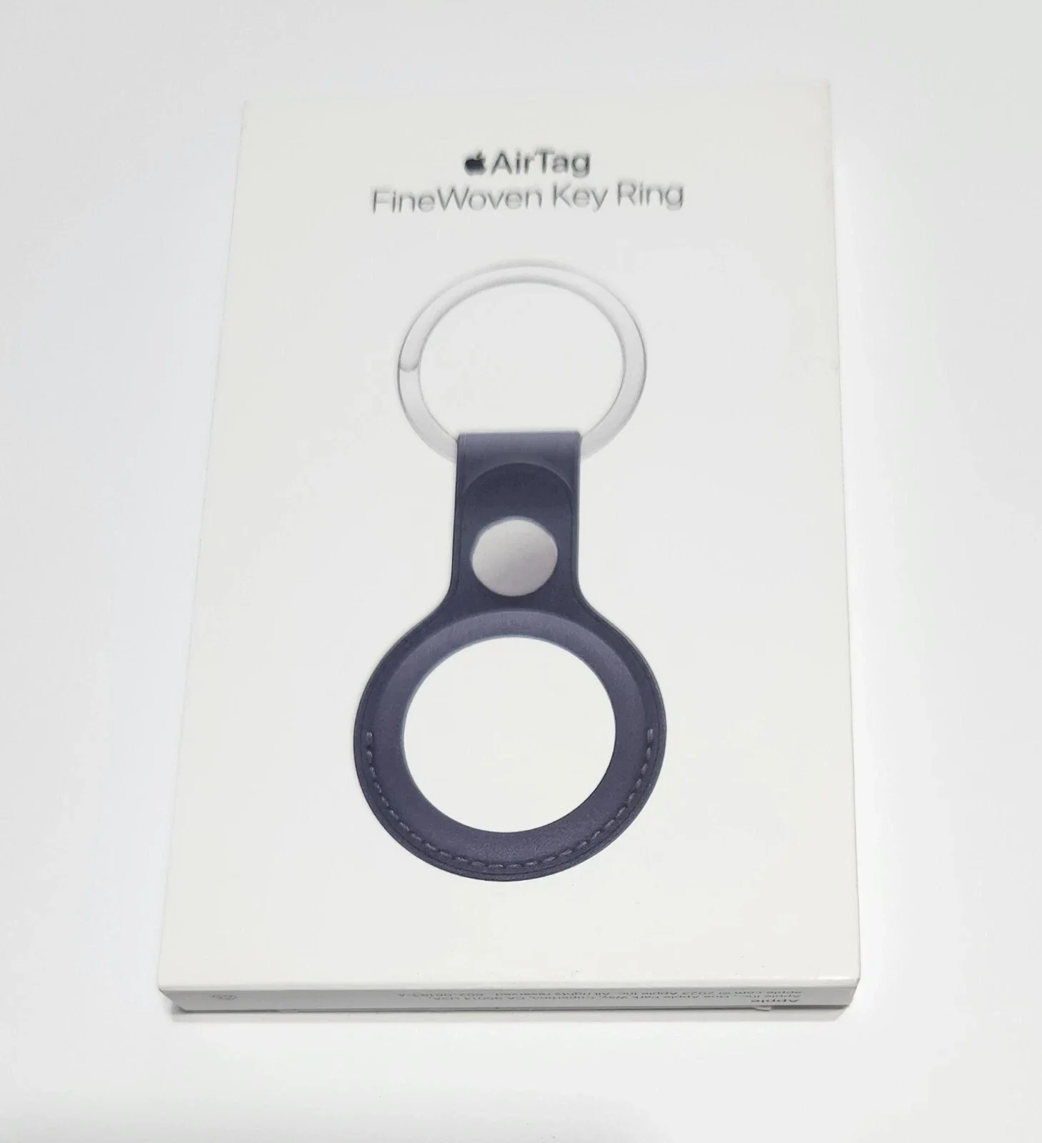 Apple MT2H3FE/A AirTag FineWoven Key Ring - Black