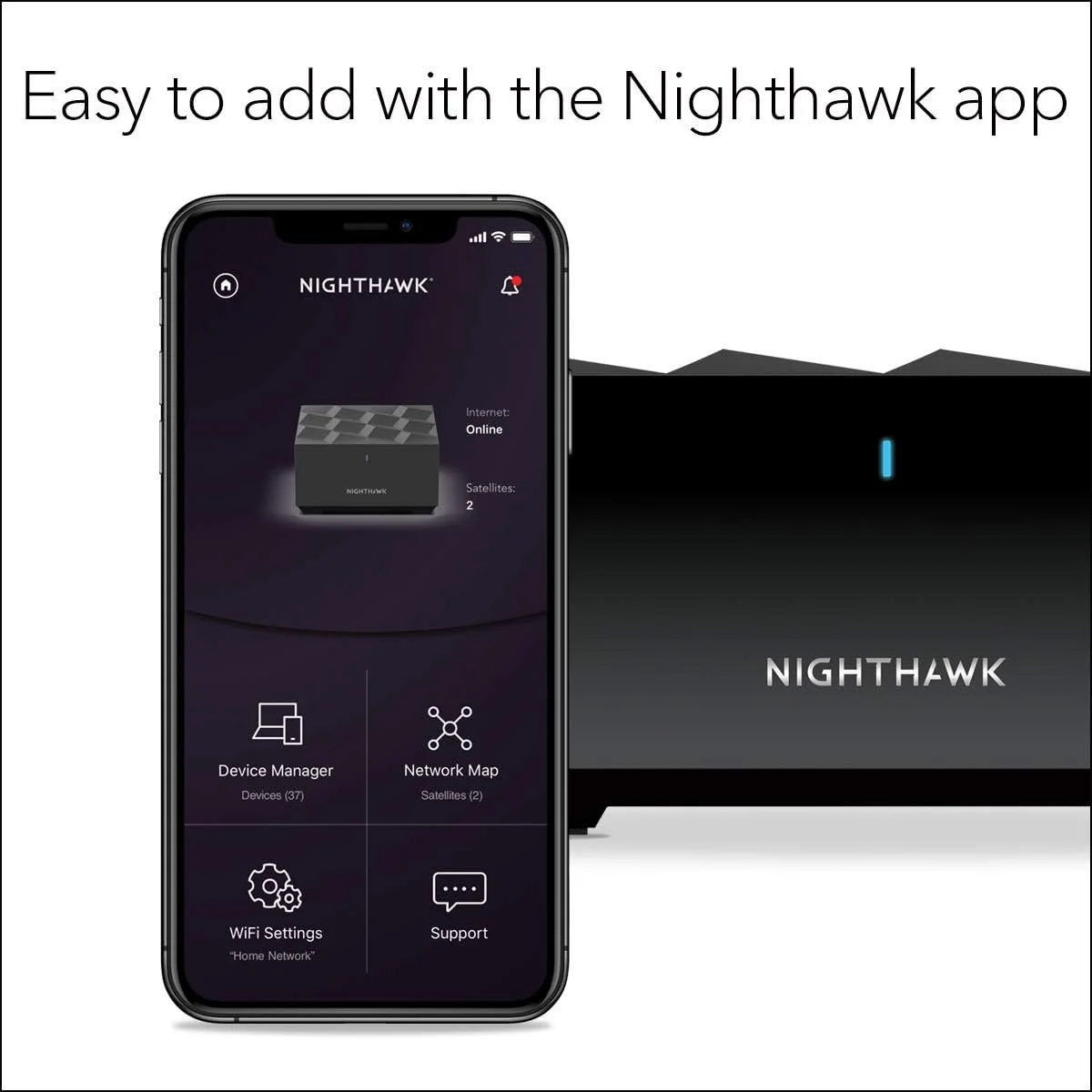 NIGHTHAWK MS60-100EUS NIGHTHAWK MS60 MESH WIFI-6 ADD-ON SATELLITE
