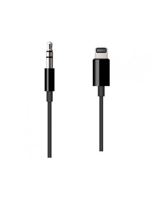 Apple MR2C2FE/A Lightning to 3.5mm Audio Cable (1.2m) - Black view 2