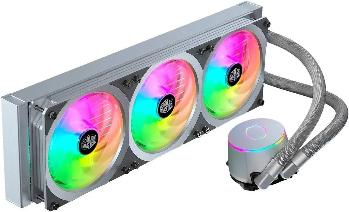 COOLER MASTER MLY-D36M-A18PA-R1 COOLER MASTER MASTERLIQUID ML360P ARGB CPU COOLER-SILVER (2Y)