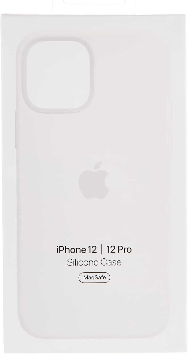 APPLE MHL53ZA/A iPhone 12 | 12 Pro Silicone Case with MagSafe - White A2497