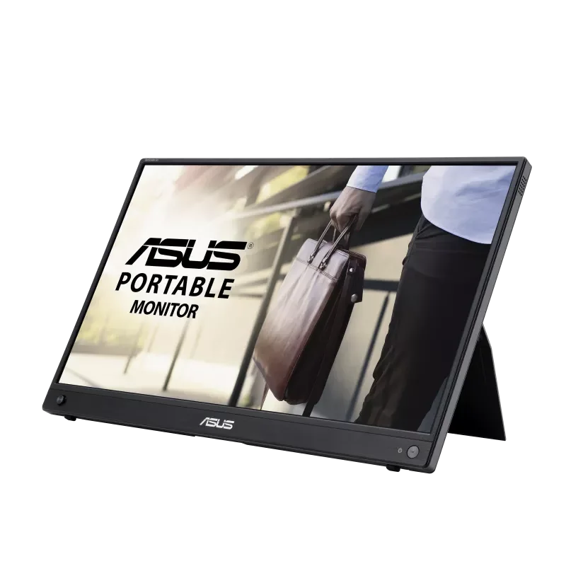 ASUS ZenScreen Go 15.6�h 1080P Wireless Portable Monitor (MB16AWP) - Full HD, IPS, Built-in Battery, Eye Care, USB Type-C, Anti-Glare, Tripod Socket, Supports iOS, Android, Win11, Mini HDMI, BLACK