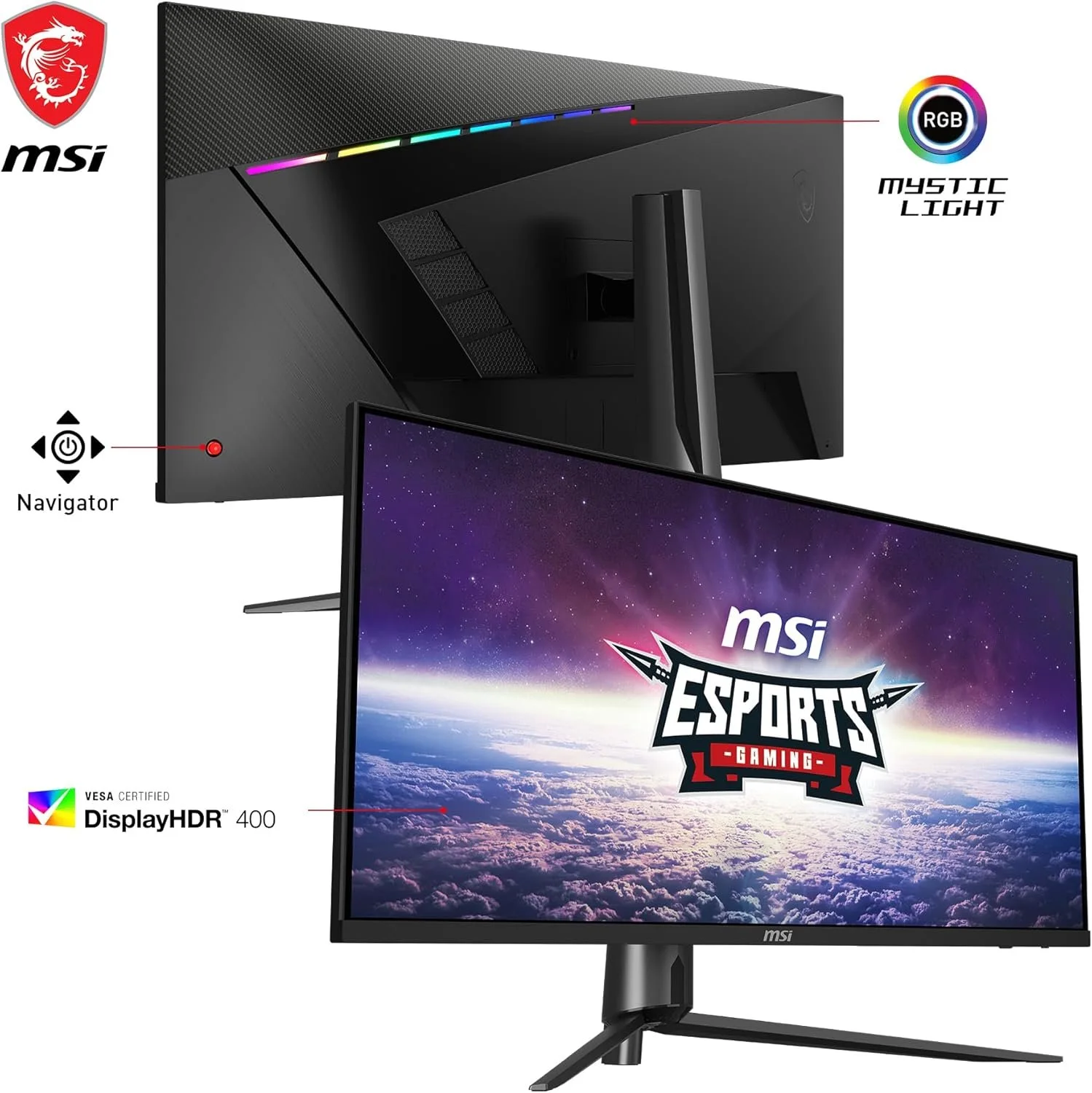 MSI MAG401QR 40″ UWQHD 155 Hz Flat IPS Gaming Monitor view 2