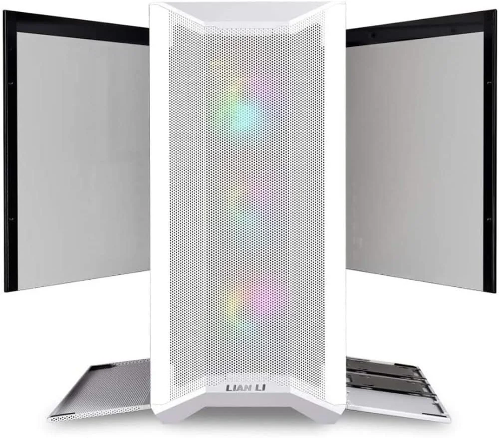 LIAN LI LANCOOLII-W - Tempered Glass ATX MidTower WHITE