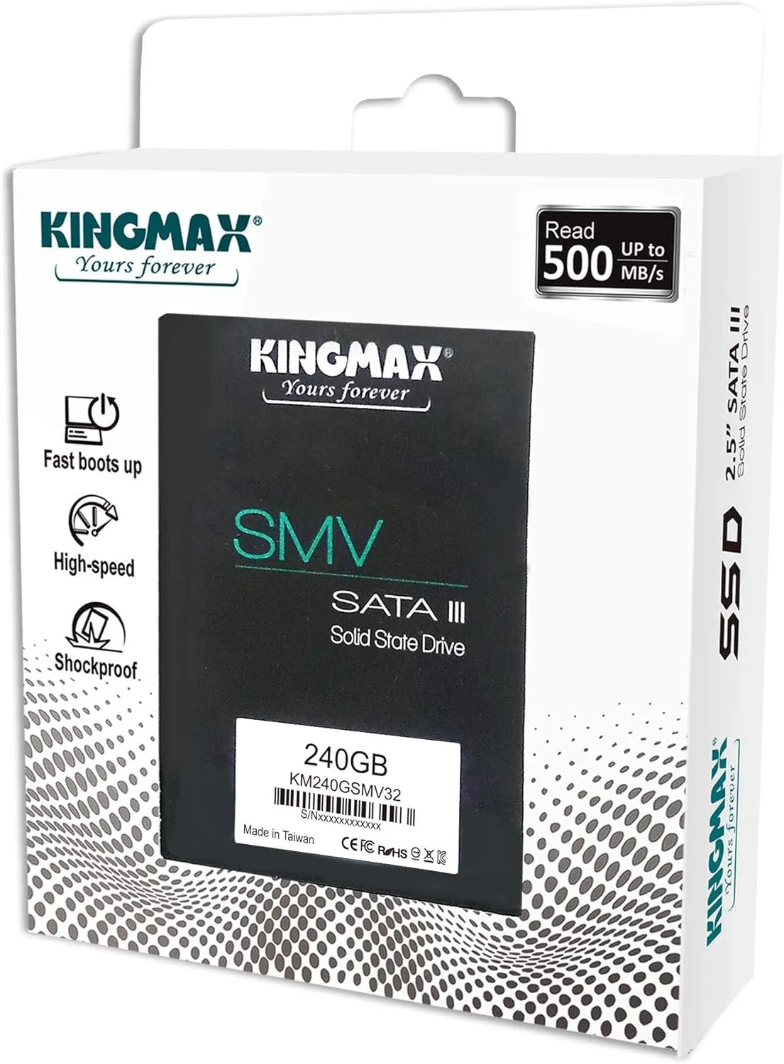 KINGMAX KM240GSMV32 Kingmax 240GB 2.5" SATA III SSD, SMV, NB version