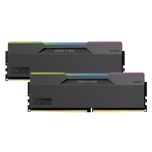Klevv CRAS V RGB 32 GB (2 x 16 GB) DDR5-7200 CL34 Memory KLEVV-KD5AGUA80-72B340G