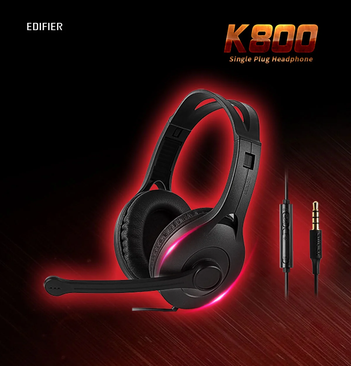 EDIFIER K800 3.5Mm Jack Headset