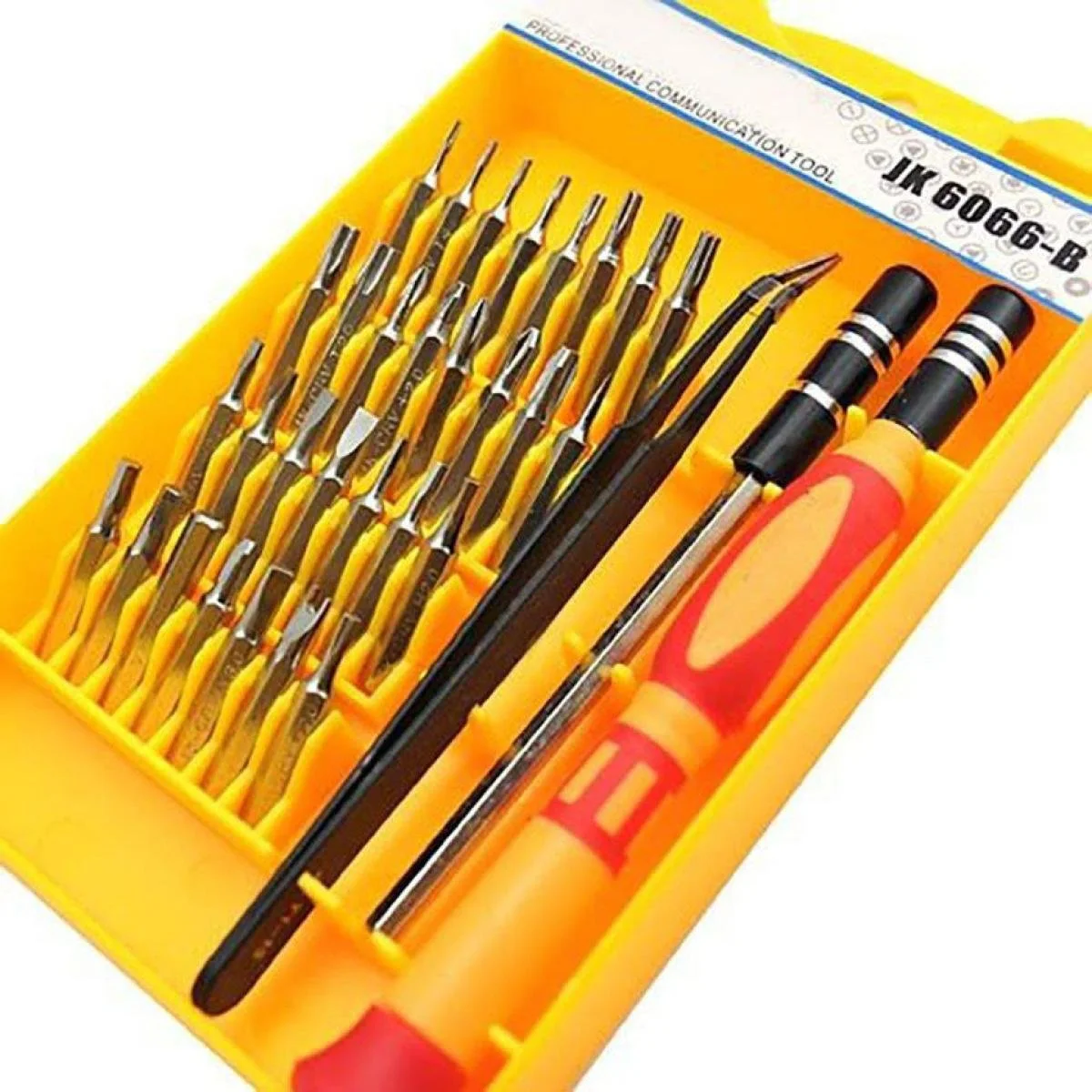 Jackly Screwdriver JK-6066B 33 in 1 mobile phone computer repair screw tool set extension rod + twee view 2