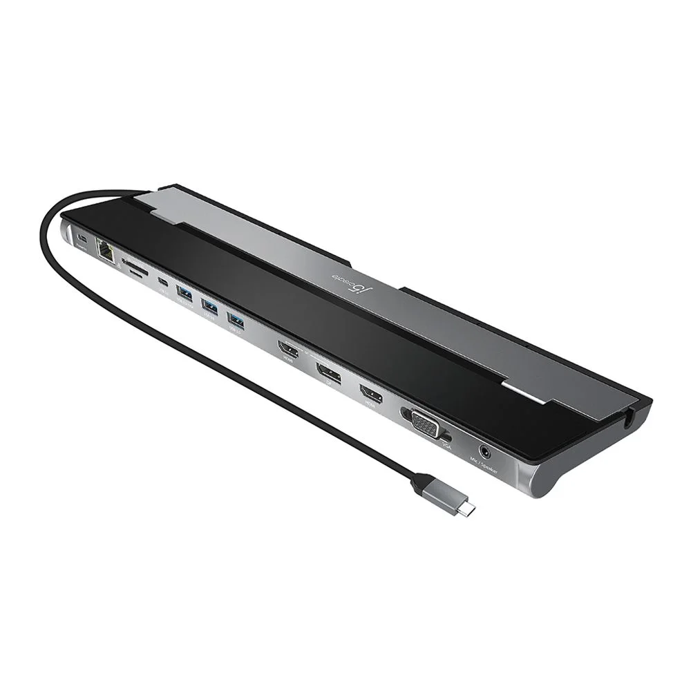 J5CREATE JCD543P J5CREATE USB-C TRIPLE MONITORS DOCKING STATION W/POWER