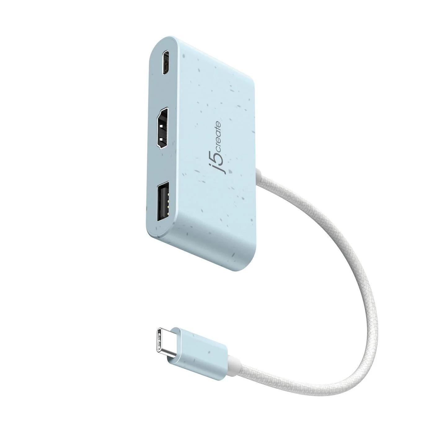 J5CREATE JCA379EC USB-C® to HDMI™ & USB™ Type-A with Power Delivery