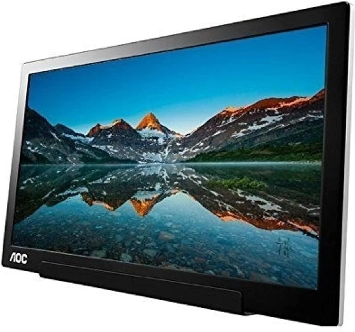 AOC I1601FWUX AOC i1601fwux 16-Inch IPS Extremely Slim USB-C Powered Portable Monitor, 1920x1080 Res, 5ms, Smart Cover/Stand
